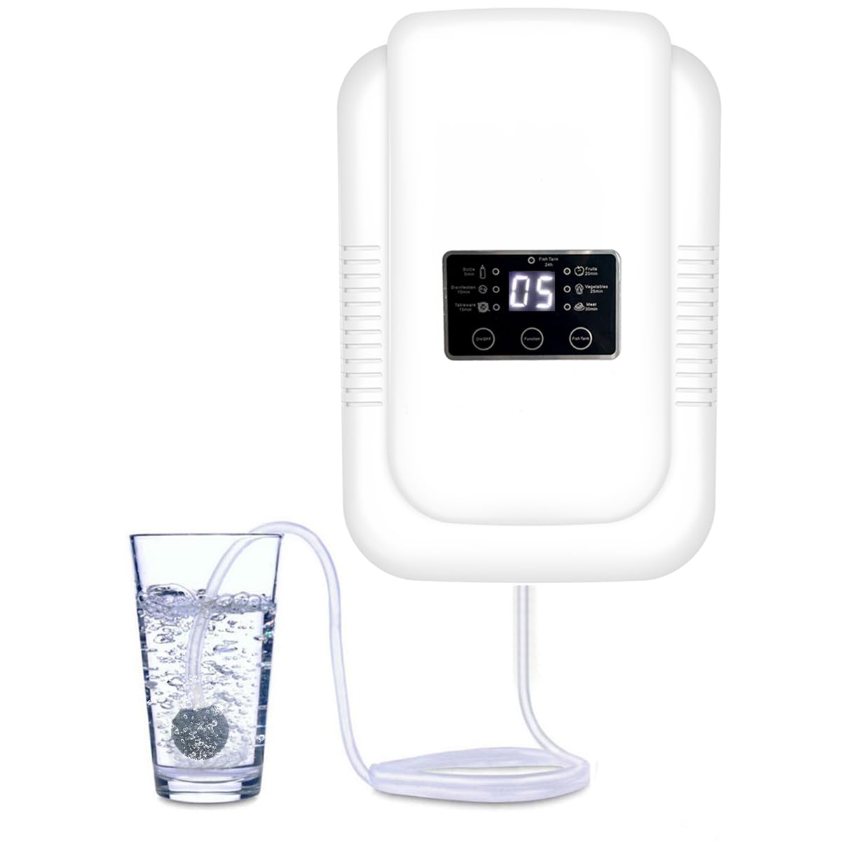 HANNEA Household Ozone Generator with Timer Multi-functional Ozone Generator for Air Purification, Water Treatment, Vegetable Cleaning 600mg/h Ozone Generator Machine for Purifying Water for Cleaning HANNEA Household Ozone Generator with Timer Multi-functional Ozone Generator for Air Purification, Water Treatment, Vegetable Cleaning 600mg/h Ozone Generator Machine for Purifying Water for Cleaning